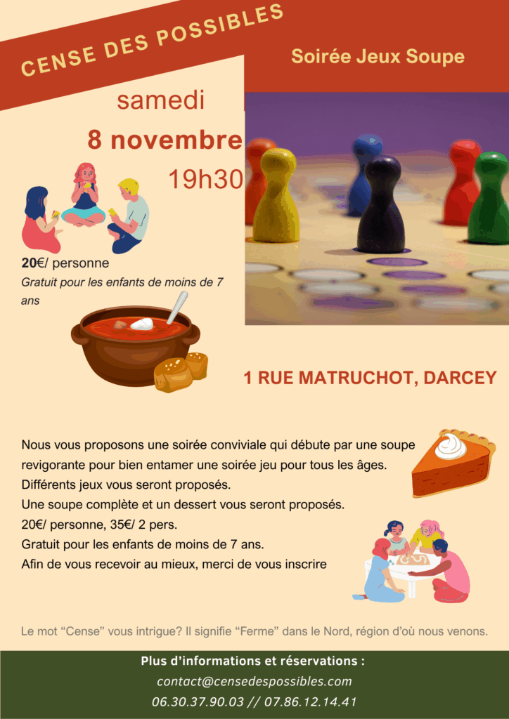 Soirée jeux-soupe